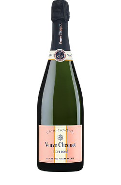 VEUVE CLICQUOT RICH ROSÉ BOTTLE