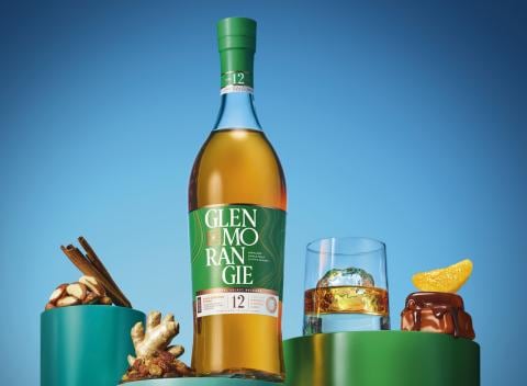 飲料・酒 Glenmorangie 15年 シングルモルトウイスキー 限定 ➕ボトル
